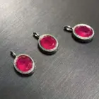 OVAL Natural RUBY Pendant Necklace Fine Jewelry Handmade Stones Wholesale Healing Energy Gift Lucky Jewelry 1