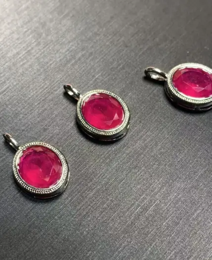 OVAL Natural RUBY Pendant Necklace Fine Jewelry Handmade Stones Wholesale Healing Energy Gift Lucky Jewelry 1
