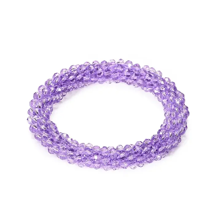 LOVBEAFAS Boho Elastic Bracelets & Bangles For Women Vintage Stretch Bohemian Femme Crystal Glass Beads Bracelets Party Jewelry 2