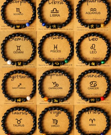 12 Zodiac Sign Virgo Leo Libra Horoscope Bracelets Women 8mm Natural Stone Beads 12 Constellation Bracelet Birthday Jewelry Gift 1 12 Zodiac Sign Virgo Leo Libra Horoscope Bracelets Women 8mm Natural Stone Beads 12 Constellation Bracelet Birthday Jewelry Gift 1