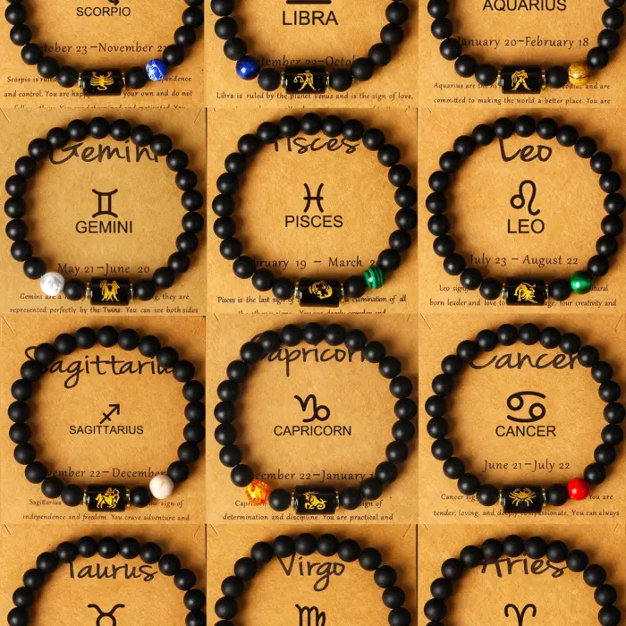 12 Zodiac Sign Virgo Leo Libra Horoscope Bracelets Women 8mm Natural Stone Beads 12 Constellation Bracelet Birthday Jewelry Gift 1 12 Zodiac Sign Virgo Leo Libra Horoscope Bracelets Women 8mm Natural Stone Beads 12 Constellation Bracelet Birthday Jewelry Gift 1