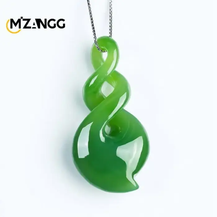 Natural Hand-carved Green Jade Pendant Lucky Wealth Fashion Ladies Necklace Men Personalized White Jade Amulet Holiday Gift 1 Natural Hand-carved Green Jade Pendant Lucky Wealth Fashion Ladies Necklace Men Personalized White Jade Amulet Holiday Gift 1