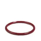 Natural Raw Cinnabar Bracelet Women's Thin Round Strip Plain Circle Bracelet 6