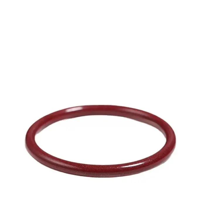 Natural Raw Cinnabar Bracelet Women's Thin Round Strip Plain Circle Bracelet 6 Natural Raw Cinnabar Bracelet Women's Thin Round Strip Plain Circle Bracelet 6