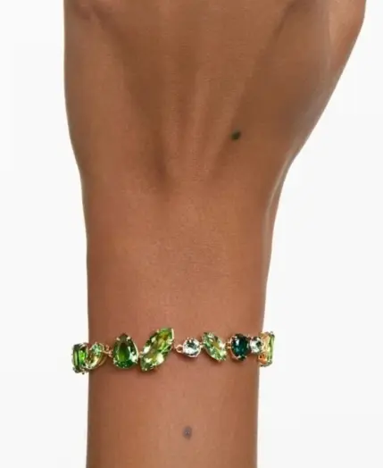 2025 European and American New High Quality Bracelet Simple and Cute Dopamine Bracelet S925 Birthday Gift Emerald 6