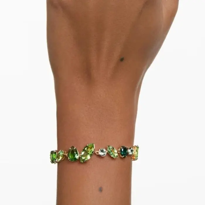 2025 European and American New High Quality Bracelet Simple and Cute Dopamine Bracelet S925 Birthday Gift Emerald 6