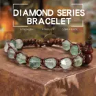 Natural Stone Handwoven Adjustable Bracelet Auspicious Lucky Fashion Jewelry Bracelet For Women Men Friendship Jewelry Gifts 1