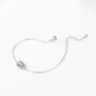 Ailmay 925 Sterling Silver Luxury Dazzling Rectangle1Ct Zirconia Link Chain Charm Bracelet For Women Wedding Engagement Jewelry 4