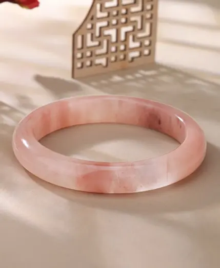 Golden Silk Jade Peach Blossom Brewed Bracelet Half Bracelet Fans Run Away To Give Girlfriend Holiday Gifts 3