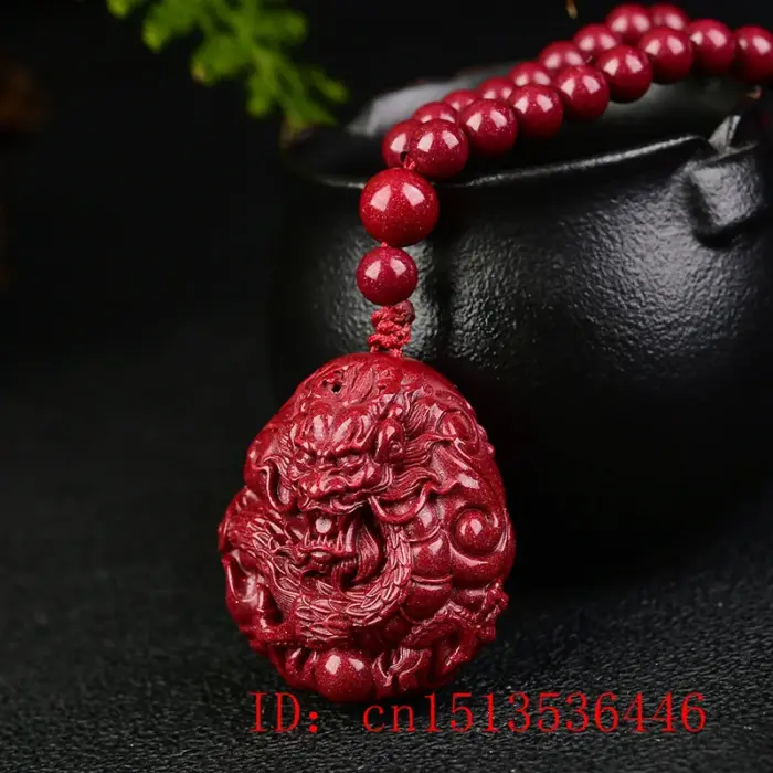 Fashion Cinnabar Jade Dragon Ball Pendant 108 Beads Necklace Jewellery Chinese Healing Women Man Luck Gift Sweater Chain 1 Fashion Cinnabar Jade Dragon Ball Pendant 108 Beads Necklace Jewellery Chinese Healing Women Man Luck Gift Sweater Chain 1