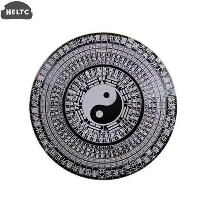 6CM/8CM Chinese Tai Chi Bagua Rotatable Feng Shui Compass Aluminum Alloy Chinese Master Supplies Luck Bless Home Decor Ornaments 5