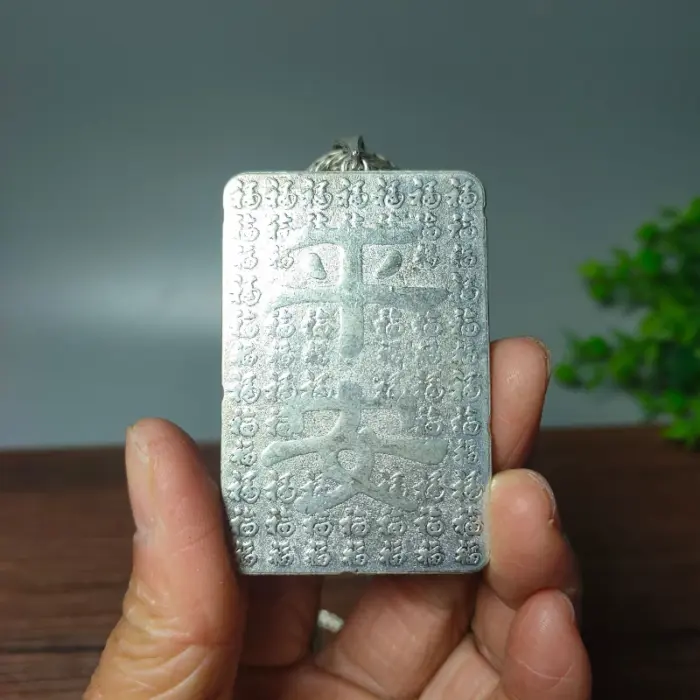 Mai Chuang/ Old China Tibet Silver Antique Handmade Domineering Zodiac Tiger Necklace Amulet Pendant Gift 6