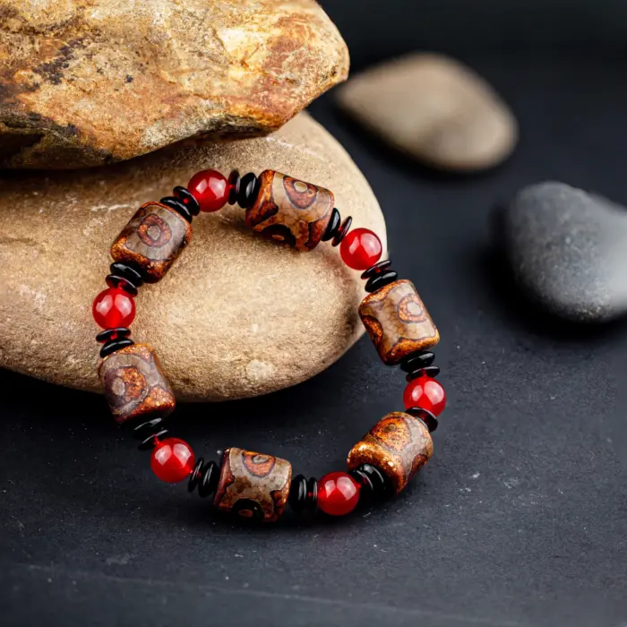 14mm Natural Gemstone Agate Beaded Bracelet for Man Women Gandcrafted Healing Stone Bracelet Protection Bracelet Jewelry Gift 2 14mm Natural Gemstone Agate Beaded Bracelet for Man Women Gandcrafted Healing Stone Bracelet Protection Bracelet Jewelry Gift 2