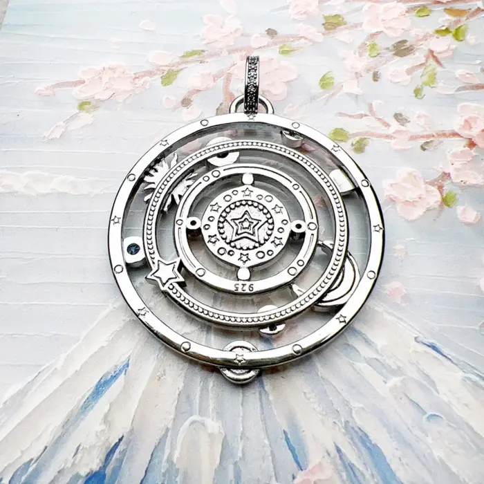 Pendant Cosmic Design Talismans Amulet Brand New Fine Jewelry 925 Sterling Silver Accessories Vintage Lucky Gift For Woman Men 5 Pendant Cosmic Design Talismans Amulet Brand New Fine Jewelry 925 Sterling Silver Accessories Vintage Lucky Gift For Woman Men 5