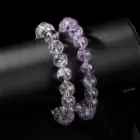 JD Natural Astrist Amethyst Bead Strand Bracelets Women Luxury Crystal Reiki Healing Energy Stretch Bracelet Female Party Gifts 3