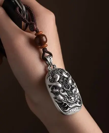 Lucky Pixiu Amulet Chinese Feng Shui Jewelry for Attracting Wealth Warding Off Evil Boosting Luck Pendant Keychain Car Decor 1