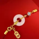 【A-Beautiful】Fashion Lucky Red Rope Snake Pendant Bracelet For Women Chinese Zodiac Snake Year Braided Bracelets New Year Gifts 5