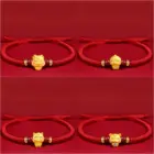 12 Constellation Zodiac Sign Charm Braided Bracelets Men Women Classics Red Rope Bracelet & Bangle Birthday Gift Party Jewelry 1