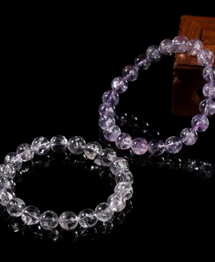 JD Natural Astrist Amethyst Bead Strand Bracelets Women Luxury Crystal Reiki Healing Energy Stretch Bracelet Female Party Gifts 1