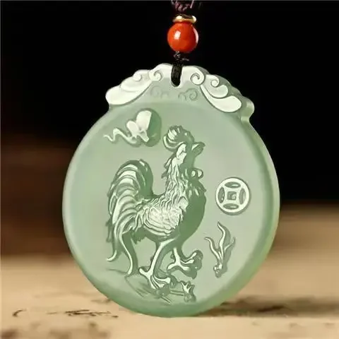 High-quality Afghan jade pendant Chinese zodiac men and women jade pendant animal year seed jadeite zodiac 12 zodiac jewelry 6