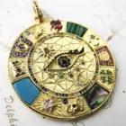 Amulet Magical Lucky Symbol Element Butterfly Nature Tree Dragonfly Cross Pendant Jewelry 925 Sterling Silver Gift For Men Women 4