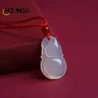 Natural Agate Chalcedony Pendant Peace Buckle Maitreya Buddha Gourd Small Fox Pendant Personality Jewelry Lucky Amulet Gift 6